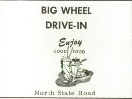 Big Wheel Drive-In - 1960S High School Yearbook Photo